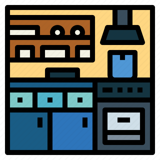 Cook, cupboard, kitchen, oven icon - Download on Iconfinder