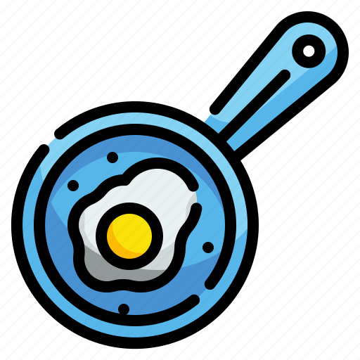 Breakfast, cooking, egg, fried, frying, kitchenware, pan icon - Download on Iconfinder