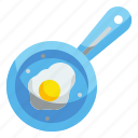 breakfast, cooking, egg, fried, frying, kitchenware, pan