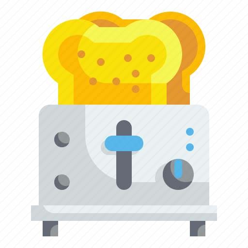 Bakery, breads, breakfast, cooking, electronics, kitchenware, toaster icon - Download on Iconfinder