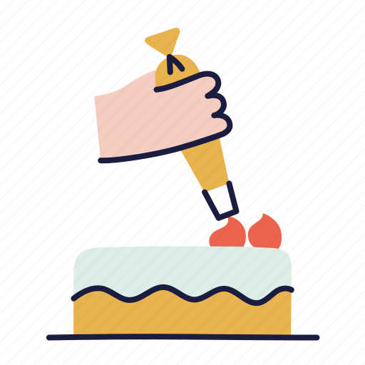 Cake, dessert, bakery, food, pastry, decoration, sweet icon - Download on Iconfinder