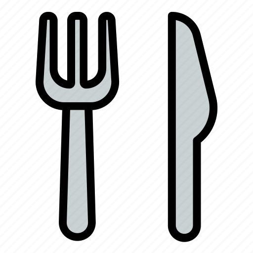 Fork, knife, cutlery, equipment, kitchen icon - Download on Iconfinder