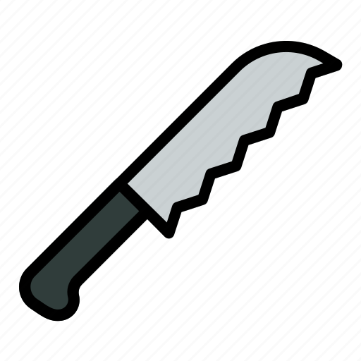 Knife, bread, kitchen, utensil, equipment icon - Download on Iconfinder