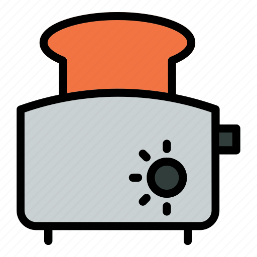 Toaster, toast, bread, appliance, kitchen icon - Download on Iconfinder