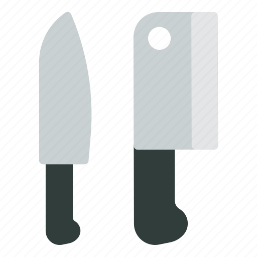 Knife, utensil, kitchen, equipment, cleaver icon - Download on Iconfinder