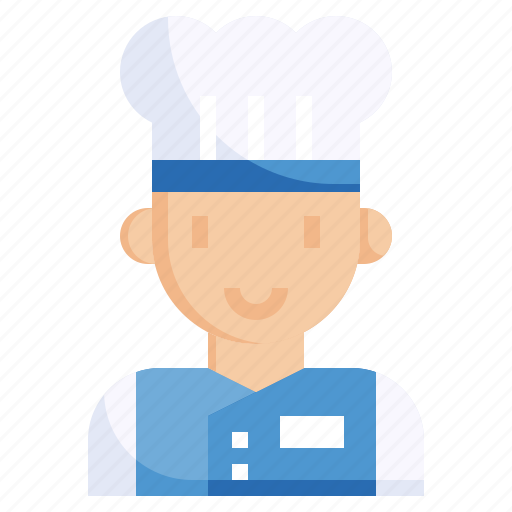 Chef, kitchen, baker, professions, and, jobs, avatar icon - Download on Iconfinder