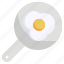 fried, egg, frying, pan, food, and, restaurant 