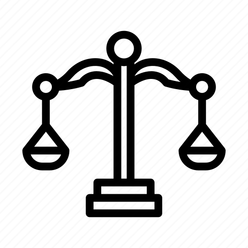 Scale, of, justice, lawyer, judge, legal, balance icon - Download on Iconfinder