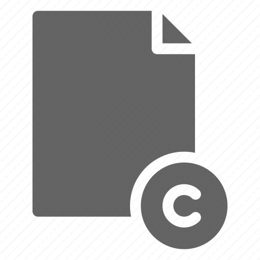 Copyright, file, license, patent icon - Download on Iconfinder