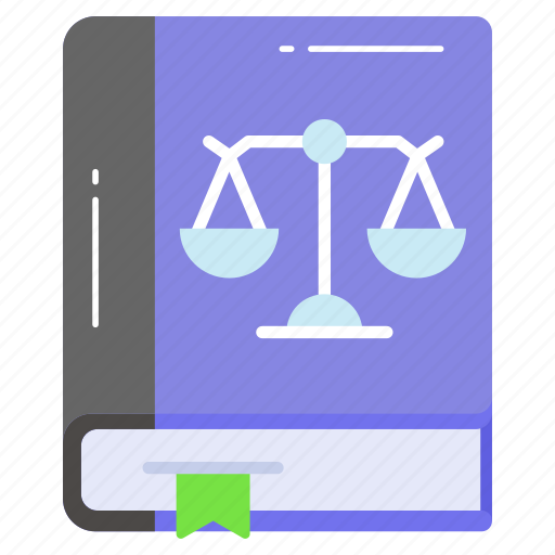 Law book, book, education, law, copyright, balance, legal icon - Download on Iconfinder