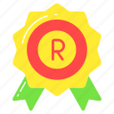 reward, badge, award, achievement, ribbon, champion, copyright