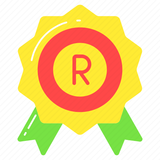 Reward, badge, award, achievement, ribbon, champion, copyright icon - Download on Iconfinder