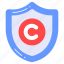 protection, shield, copyright, license, protect, security, secure 