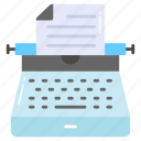 typewriter, court, law, typing, machine, latter, paper