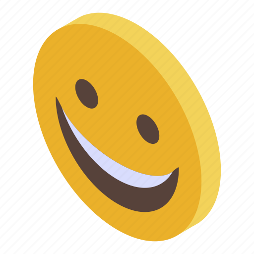 Download Cartoon Cheerful Cute Face Isometric Man Smile Icon Download On Iconfinder