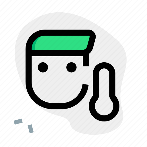 Man, thermometer, sickness, coronavirus icon - Download on Iconfinder