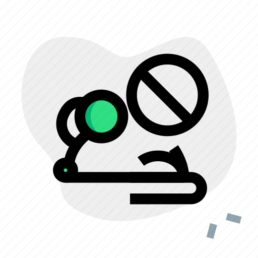 Mouse, forbidden, banned, coronavirus icon - Download on Iconfinder