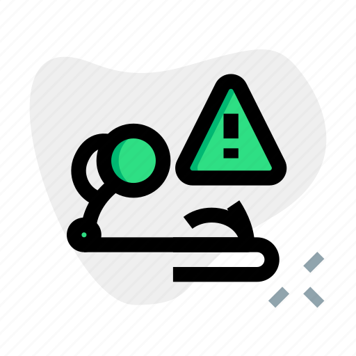 Mouse, warning, caution, coronavirus icon - Download on Iconfinder