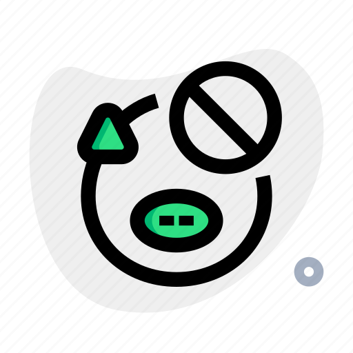 Pig, forbidden, prohibited, coronavirus icon - Download on Iconfinder
