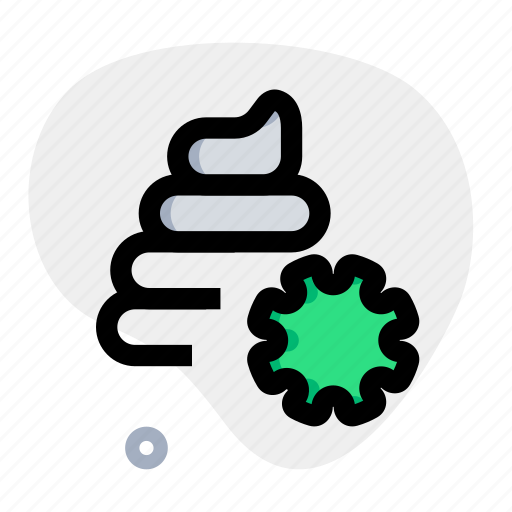 Poop, stool, coronavirus, virus icon - Download on Iconfinder