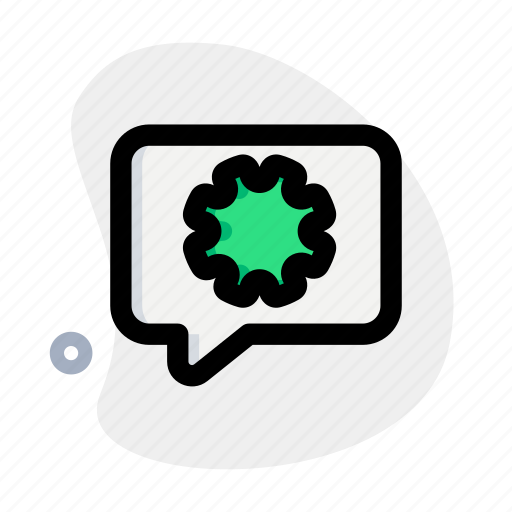Virus, chat, message, coronavirus icon - Download on Iconfinder