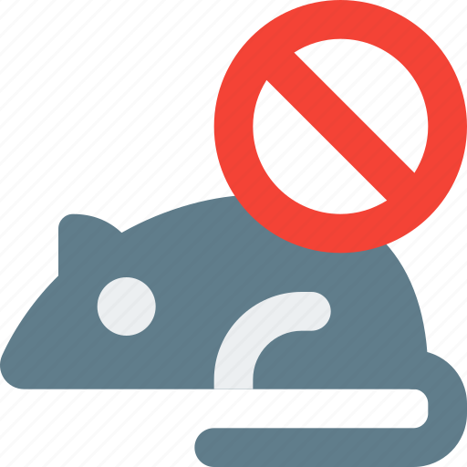 Mouse, coronavirus, prohibited, banned icon - Download on Iconfinder