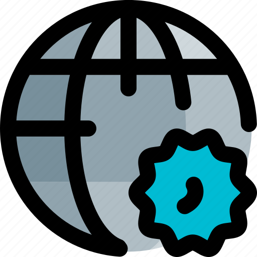 Globe, coronavirus, covid, world icon - Download on Iconfinder