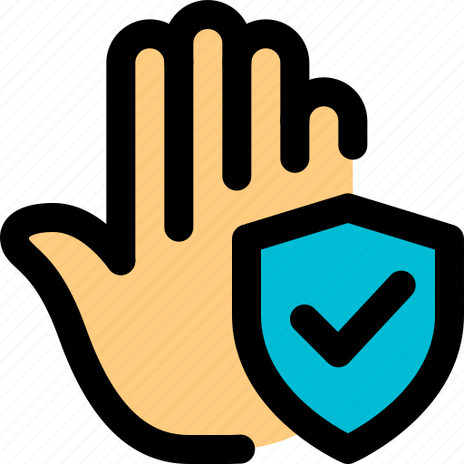 Hand, protection, coronavirus, shield icon - Download on Iconfinder