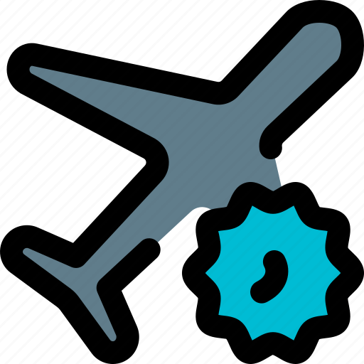 Plane, virus, coronavirus, transportation icon - Download on Iconfinder
