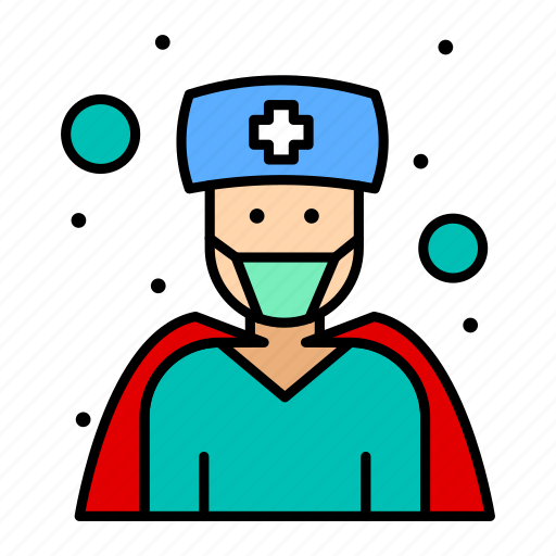 Care, corona, coronavirus, doctor, girl, nurse, superhero icon - Download on Iconfinder