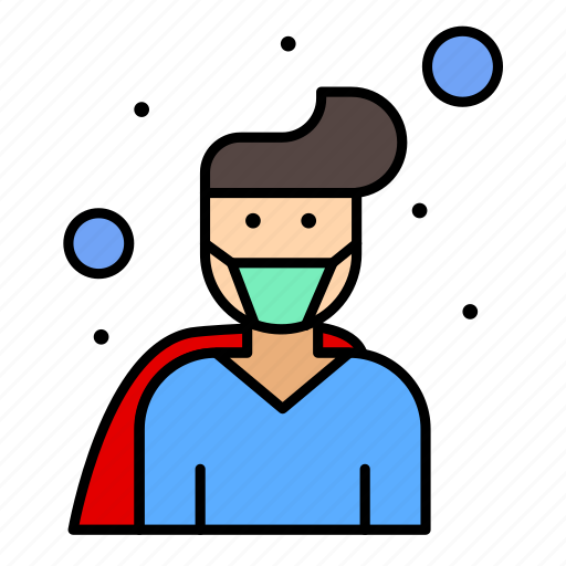 Avatar, corona, coronavirus, doctor, male, physician, superhero icon - Download on Iconfinder