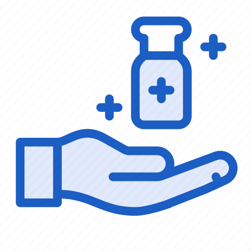 Drug, medicine, bottle, corona, vaccination icon - Download on Iconfinder