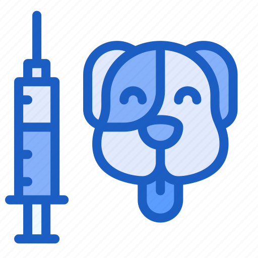 Injection, syringe, pet, animal testing, corona, vacckination icon - Download on Iconfinder