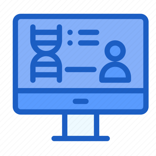 Computer, healthcare, test, dna, report, corona, vaccination icon - Download on Iconfinder