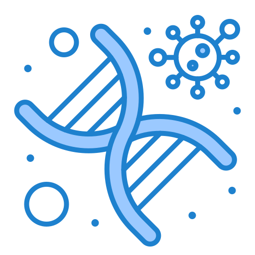 Dna, genetics, genomic, strand, virus icon - Free download