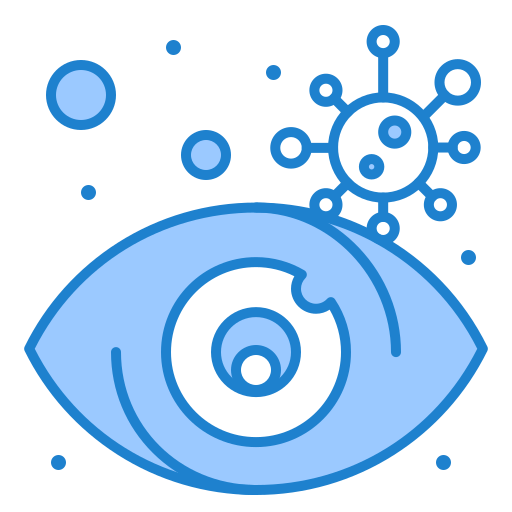 Eye, infected, search, view, virus icon - Free download