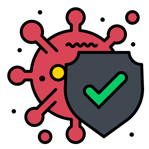 Bacteria, disease, protection, safe icon - Free download