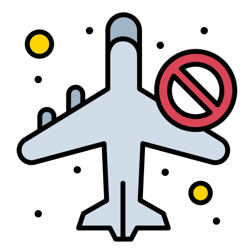 Airoplan, allow, banned, infrared, not, travel icon - Free download