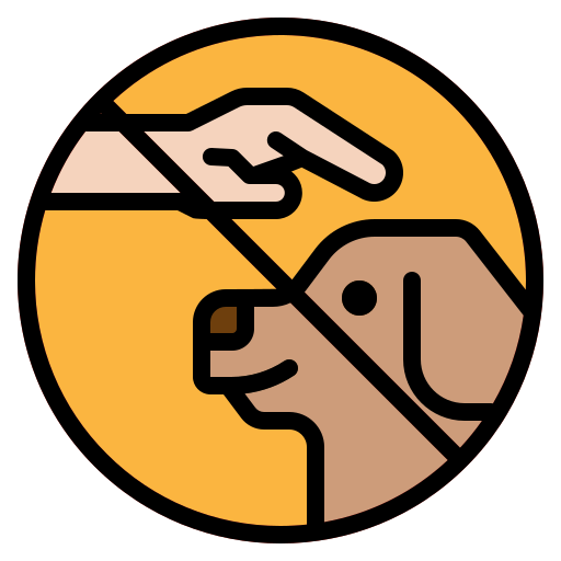 Dog, gestures, hands, trainer, training icon - Free download