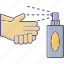 anti, bacterial, bottle, hand sanitizer 