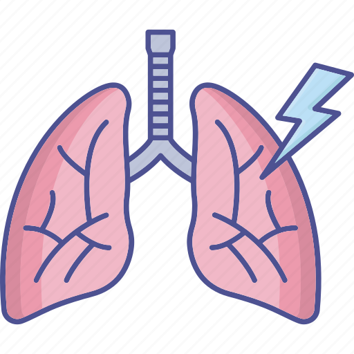 Anatomy, attack on lungs, breath, corona lungs icon - Download on Iconfinder