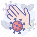 corona, coronavirus, hand, touch, virus