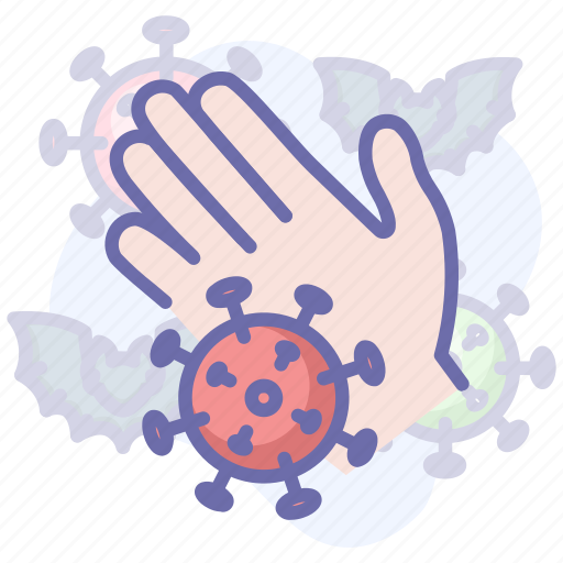 Corona, coronavirus, hand, touch, virus icon - Download on Iconfinder