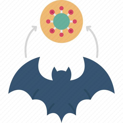 Bat, corona spread with bat, coronavirus, covid icon - Download on Iconfinder