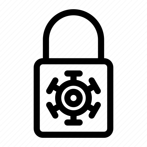 Isolated, isolation, lock, lockdown, padlock icon - Download on Iconfinder