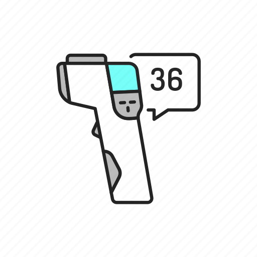 Non, contact, infrared, thermometer icon - Download on Iconfinder