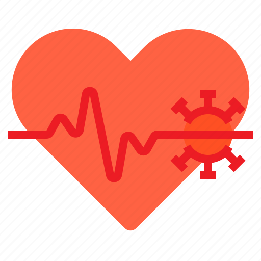 Heart, coronavirus, virus, medical, healthcare icon - Download on Iconfinder