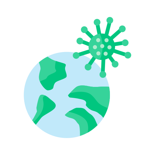 Coronavirus, covid, earth, epidemic, planet icon - Free download