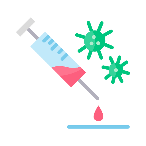 Blood, coronavirus, covid, science, syringe icon - Free download