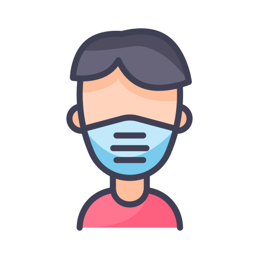 Coronavirus, covid, face mask, male, quarantine icon - Free download